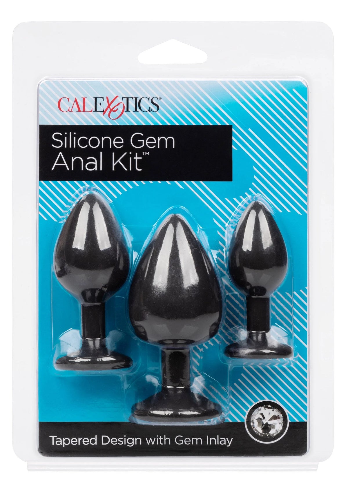 Bestel: Silicone Gem Anal Kit by CalExotics - bij Happytoys: de erotische sex webshop | liever Happy dan Easy ⭐⭐⭐⭐⭐