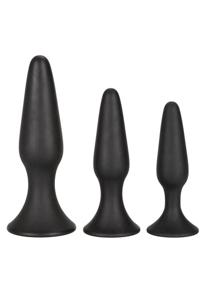 Bestel: Silicone Anal Trainer Kit Happytoys by CalExotics - anaal speelgoed bij Happytoys: de erotische sex webshop | liever Happy dan Easy ⭐⭐⭐⭐⭐ - Default Title - 12115 - BLACK