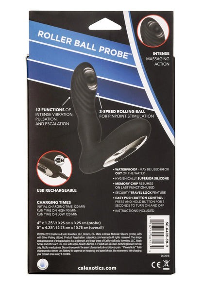 Bestel: Eclipse Roller Ball Probe Anal Vibrator by CalExotics - bij Happytoys: de erotische sex webshop | liever Happy dan Easy ⭐⭐⭐⭐⭐