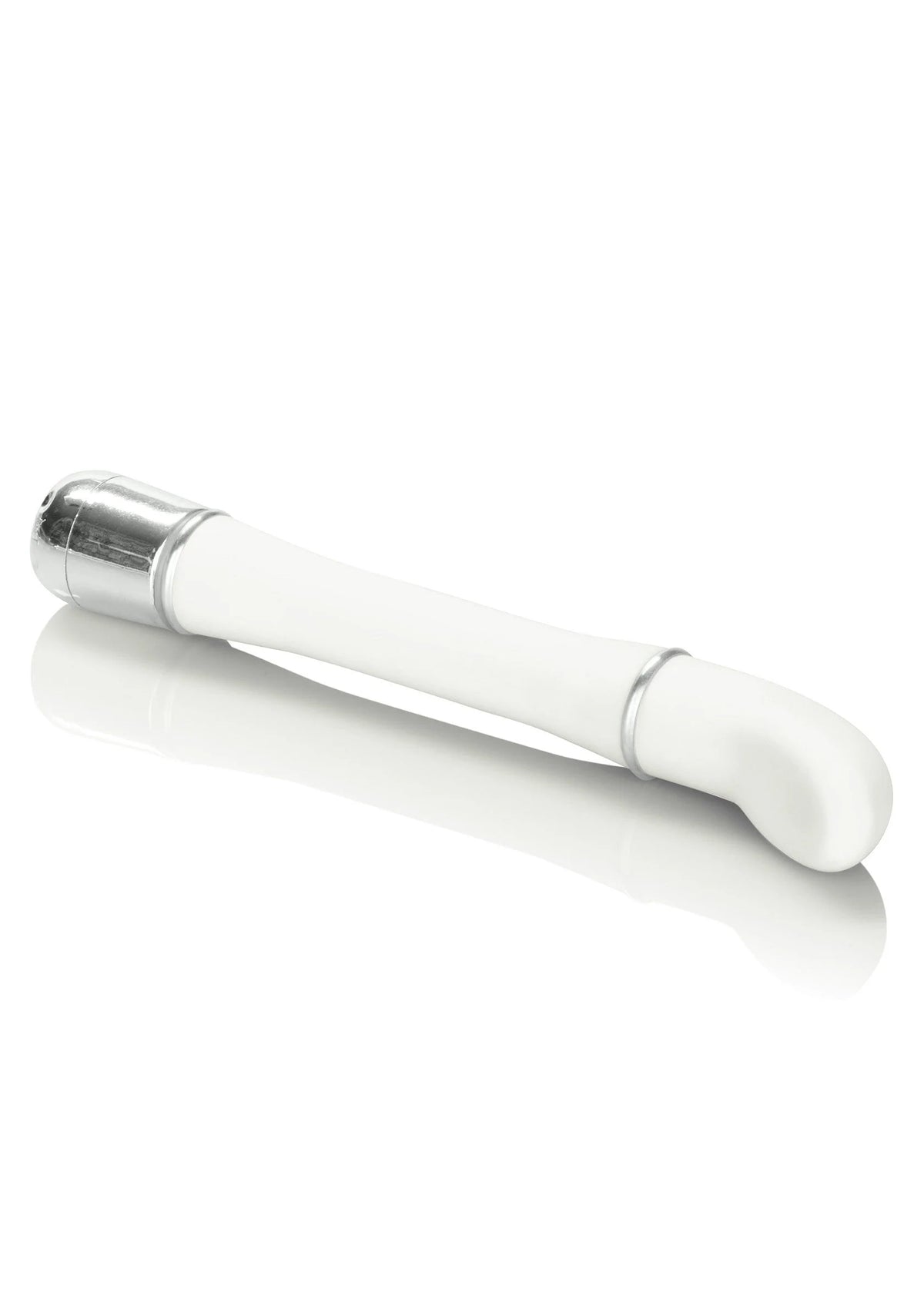 Bestel: Lulu Satin Scoop designvibrator (white) by CalExotics - bij Happytoys: de erotische sex webshop | liever Happy dan Easy ⭐⭐⭐⭐⭐