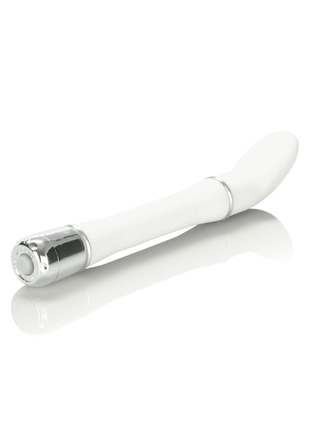Bestel: Lulu Satin Scoop designvibrator (white) by CalExotics - bij Happytoys: de erotische sex webshop | liever Happy dan Easy ⭐⭐⭐⭐⭐