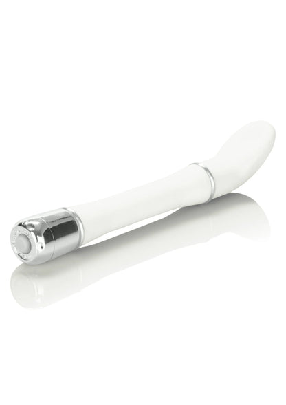Bestel: Lulu Satin Scoop designvibrator (white) by CalExotics - bij Happytoys: de erotische sex webshop | liever Happy dan Easy ⭐⭐⭐⭐⭐