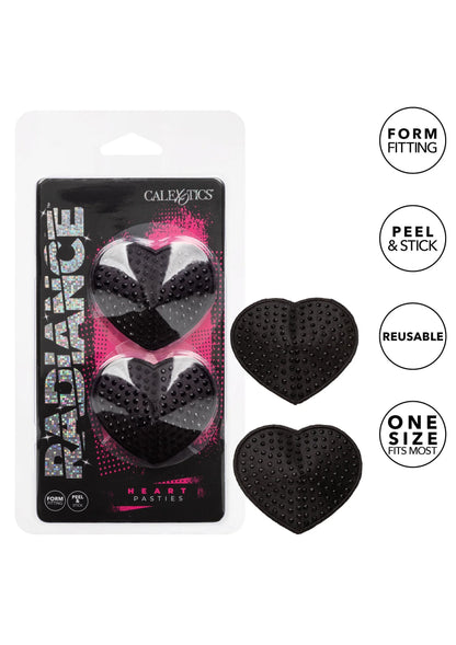 Bestel: Radiance Heart Pasties by CalExotics - bij Happytoys: de erotische sex webshop | liever Happy dan Easy ⭐⭐⭐⭐⭐