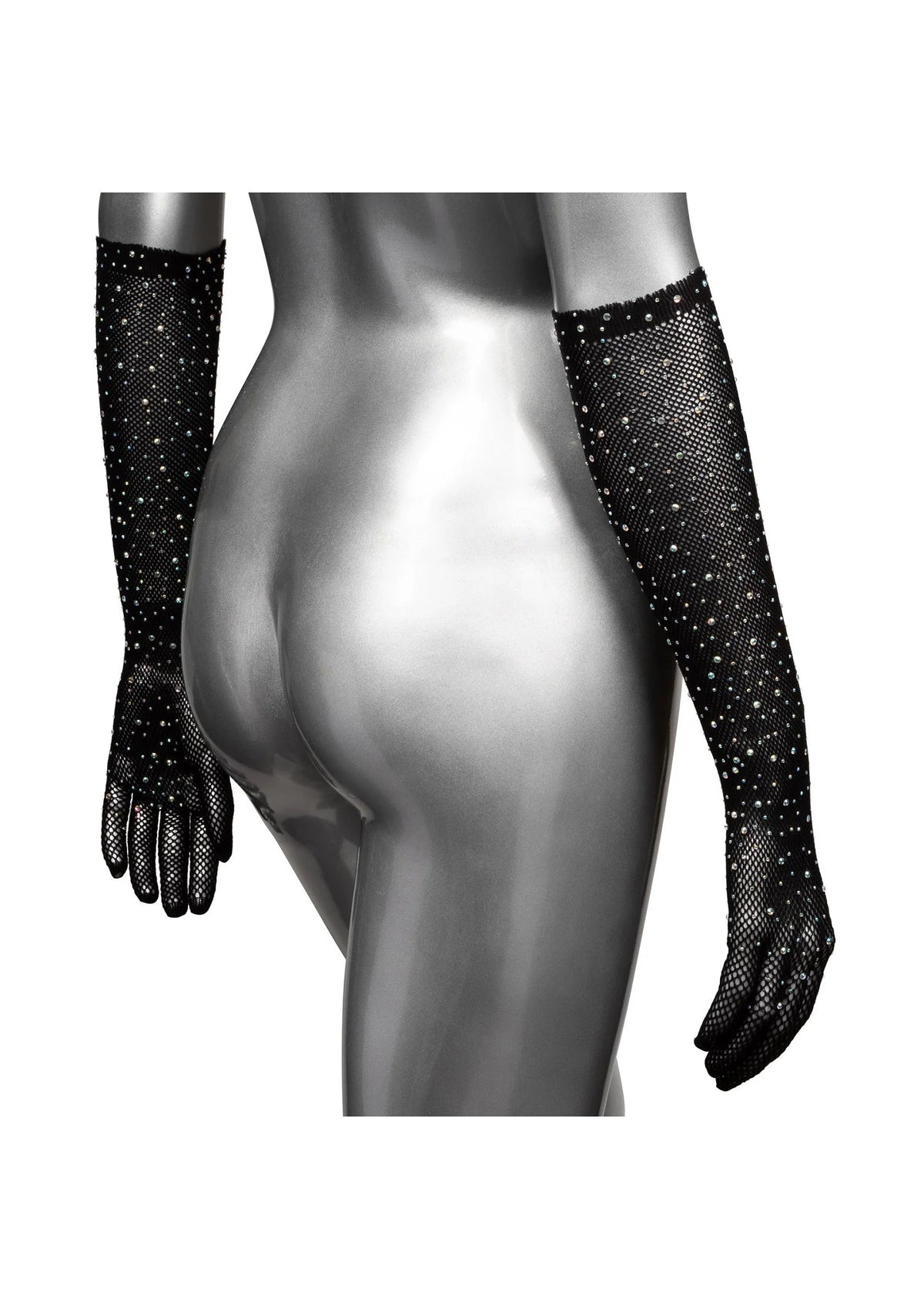 Bestel: Full Length Gloves by CalExotics Radiance - bij Happytoys: de erotische sex webshop | liever Happy dan Easy ⭐⭐⭐⭐⭐ - Default Title - 12264 - BLACK - O/S