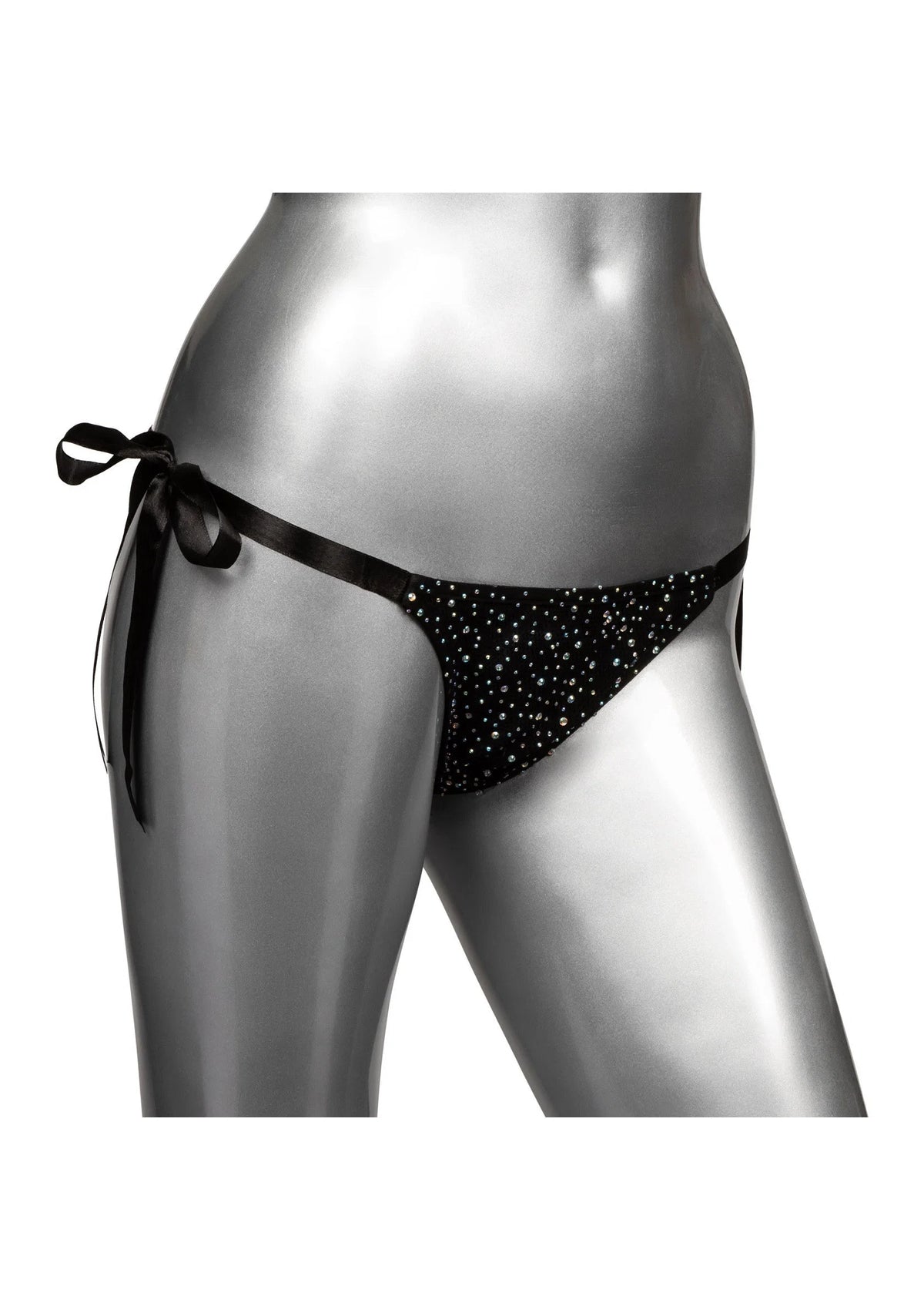 Bestel: Side - Tie Panties by CalExotics Radiance - bij Happytoys: de erotische sex webshop | liever Happy dan Easy ⭐⭐⭐⭐⭐ - Default Title - 12265 - BLACK - O/S