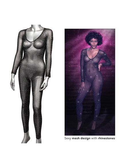Bestel: Radiance Crotchless Full Body Suit by CalExotics - bij Happytoys: de erotische sex webshop | liever Happy dan Easy ⭐⭐⭐⭐⭐