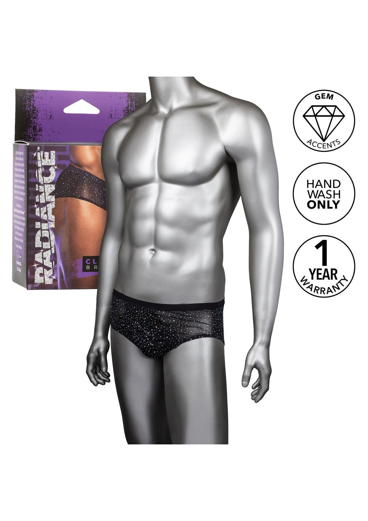 Bestel: Radiance Classic Briefs by CalExotics - bij Happytoys: de erotische sex webshop | liever Happy dan Easy ⭐⭐⭐⭐⭐