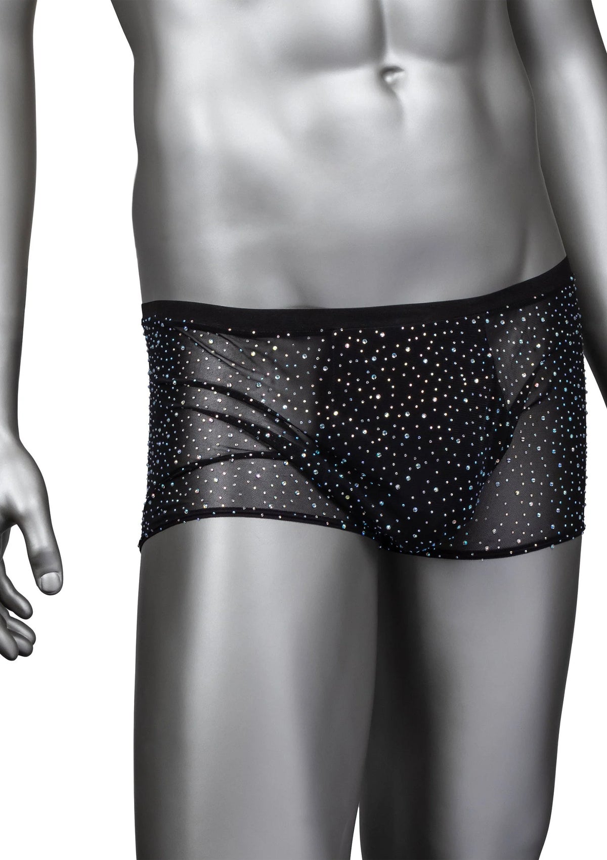 Bestel: Radiance Boxer Briefs by CalExotics - bij Happytoys: de erotische sex webshop | liever Happy dan Easy ⭐⭐⭐⭐⭐ - Default Title - 12278 - BLACK - O/S