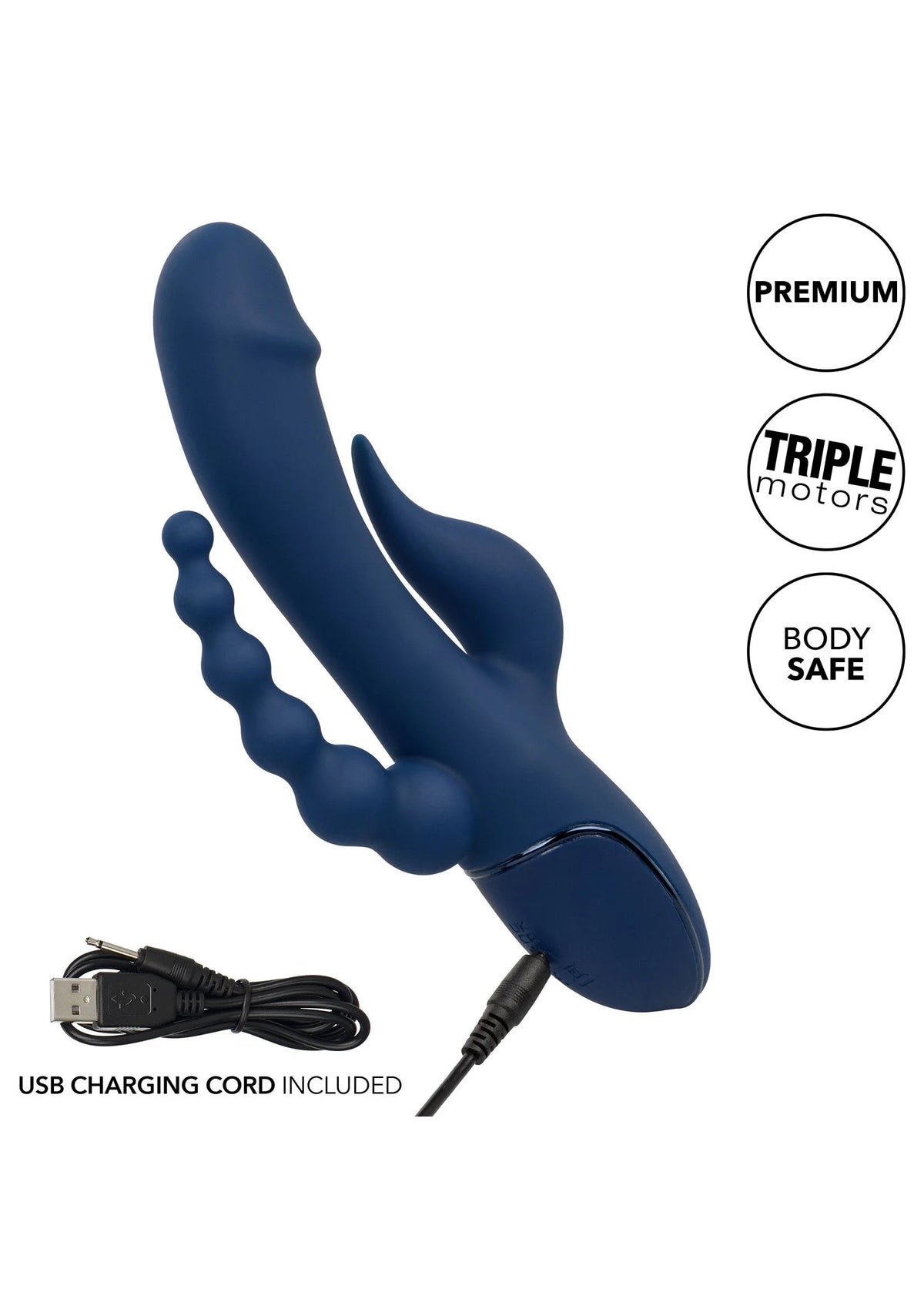Bestel: Triple Orgasm triple Vibrator by CalExotics - bij Happytoys: de erotische sex webshop | liever Happy dan Easy ⭐⭐⭐⭐⭐