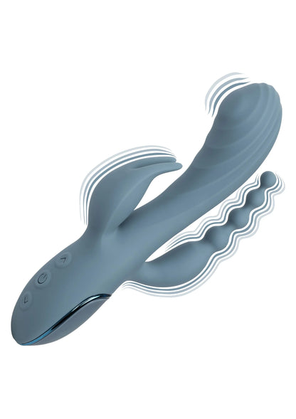 Bestel: Triple Ecstasy triple vibrator by CalExotics - bij Happytoys: de erotische sex webshop | liever Happy dan Easy ⭐⭐⭐⭐⭐