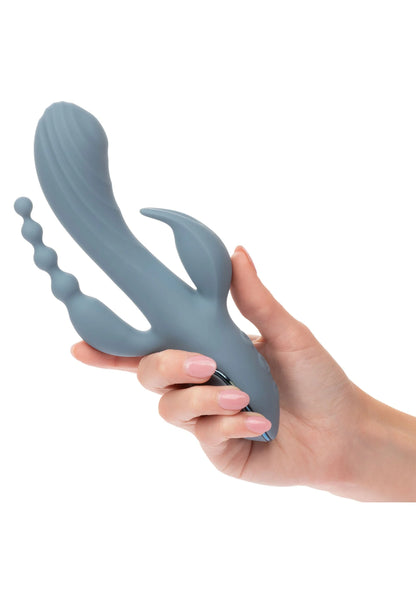 Bestel: Triple Ecstasy triple vibrator by CalExotics - bij Happytoys: de erotische sex webshop | liever Happy dan Easy ⭐⭐⭐⭐⭐