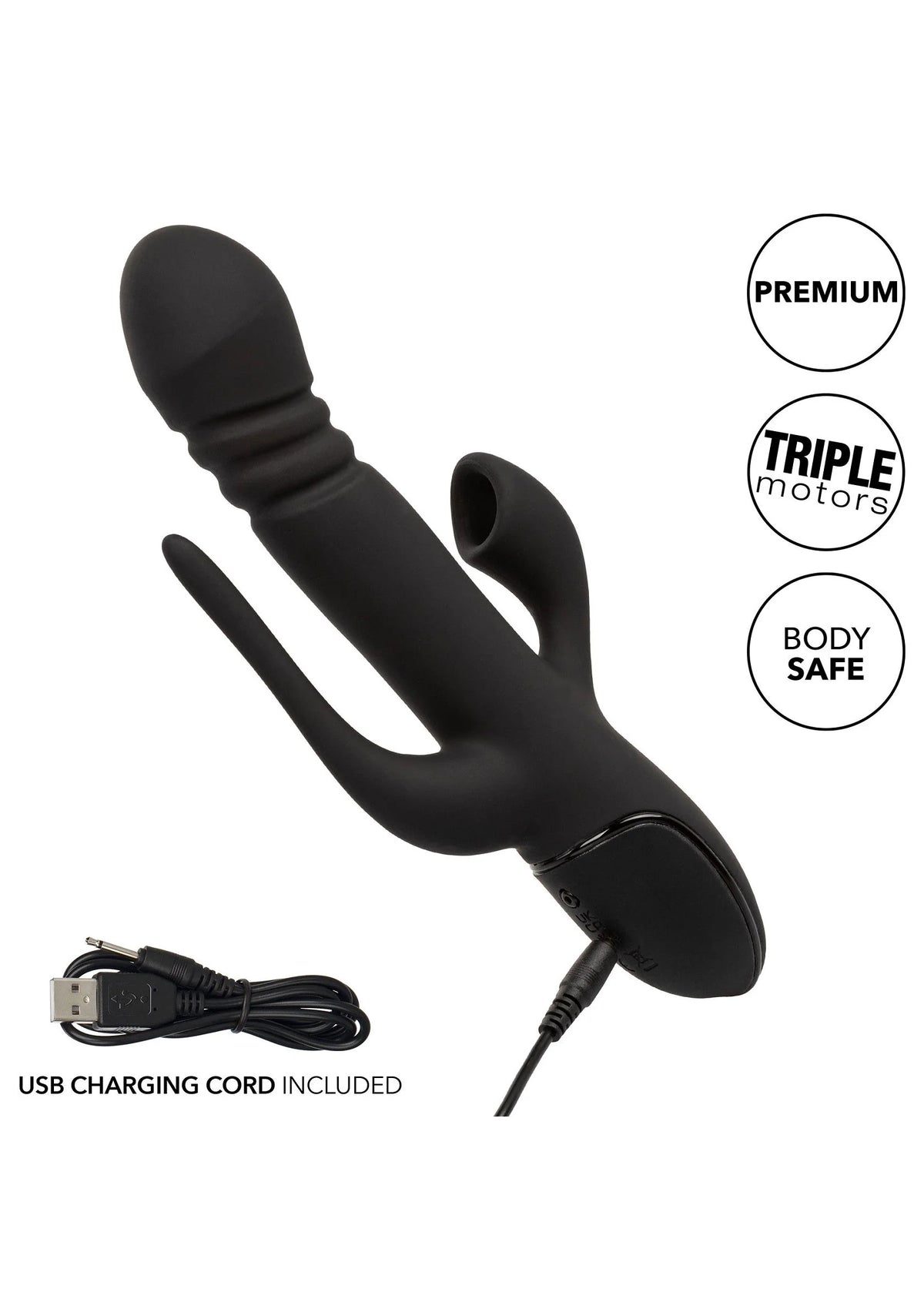 Bestel: Triple Euphoria 3 double vibrator by CalExotics - bij Happytoys: de erotische sex webshop | liever Happy dan Easy ⭐⭐⭐⭐⭐