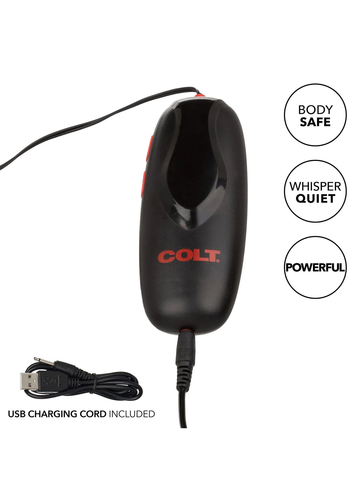 Bestel: COLT Rechargeable Turbo Bullet vibrator by CalExotics - bij Happytoys: de erotische sex webshop | liever Happy dan Easy ⭐⭐⭐⭐⭐