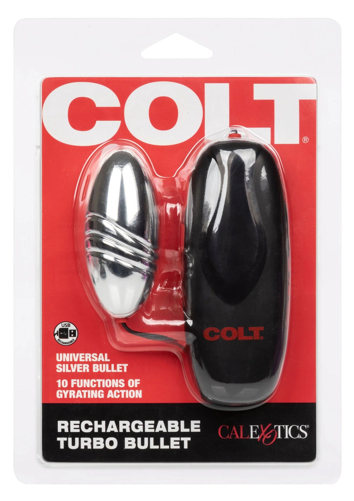 Bestel: COLT Rechargeable Turbo Bullet vibrator by CalExotics - bij Happytoys: de erotische sex webshop | liever Happy dan Easy ⭐⭐⭐⭐⭐
