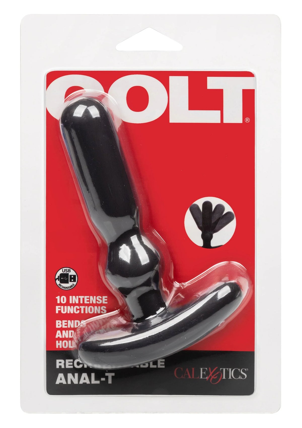Bestel: COLT Rechargeable Anal - T Vibrator by CalExotics - bij Happytoys: de erotische sex webshop | liever Happy dan Easy ⭐⭐⭐⭐⭐