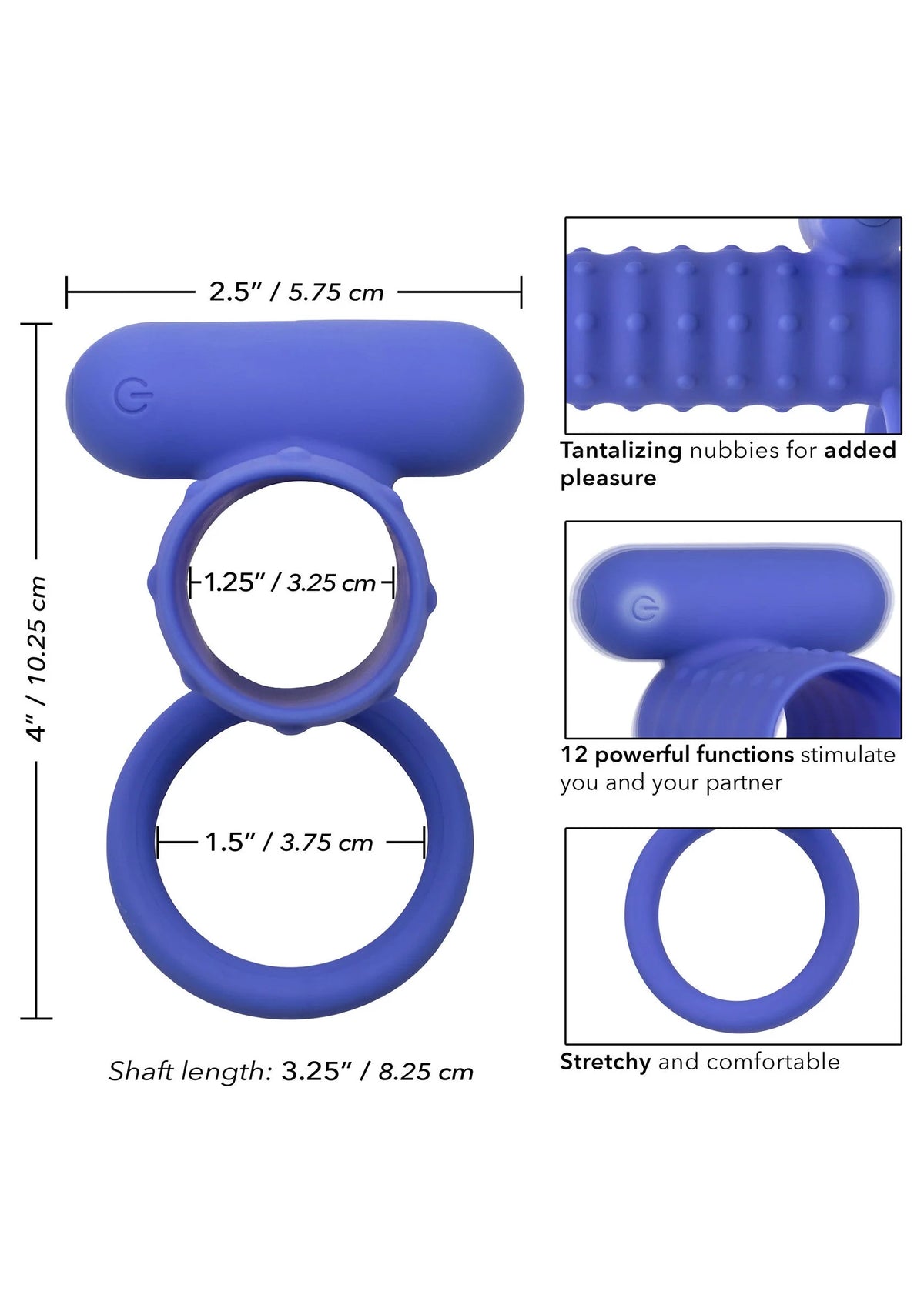 Bestel: Silicone Rechargeable Endless Desires Enhancer by CalExotics - bij Happytoys: de erotische sex webshop | liever Happy dan Easy ⭐⭐⭐⭐⭐