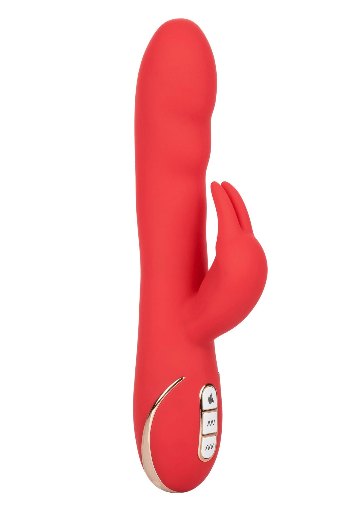 Bestel: Jack Rabbit Signature Heated Silicone Ultra - Soft Rabbit by CalExotics - bij Happytoys: de erotische sex webshop | liever Happy dan Easy ⭐⭐⭐⭐⭐ - Default Title - 12434 - RED