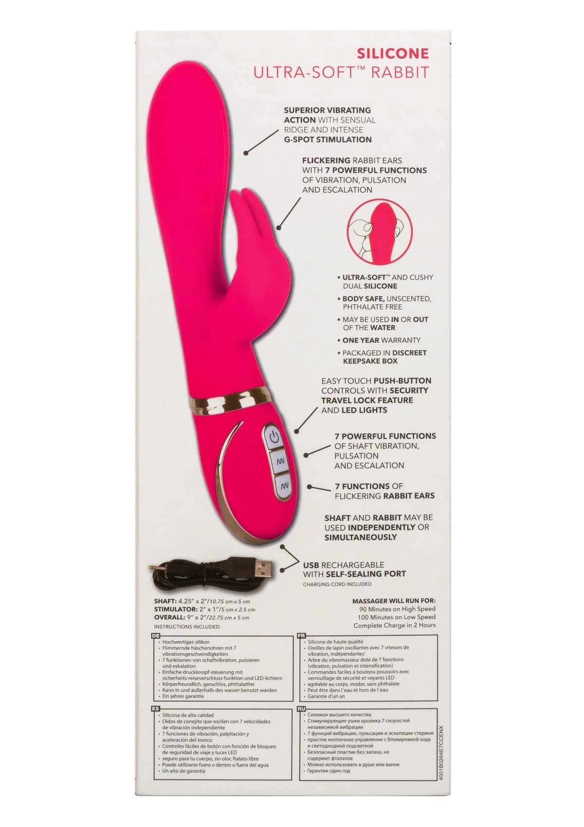 Bestel: Jack Rabbit Signature Silicone Ultra - Soft Rabbit vibrator by CalExotics - bij Happytoys: de erotische sex webshop | liever Happy dan Easy ⭐⭐⭐⭐⭐