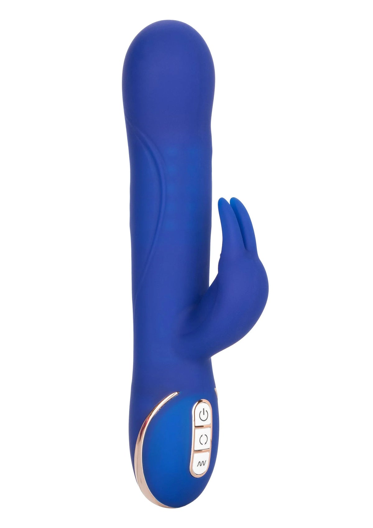 Bestel: Jack Rabbit Signature Silicone Rotating Beaded Rabbit vibrator by CalExotics - bij Happytoys: de erotische sex webshop | liever Happy dan Easy ⭐⭐⭐⭐⭐ - Default Title - 12438 - BLUE