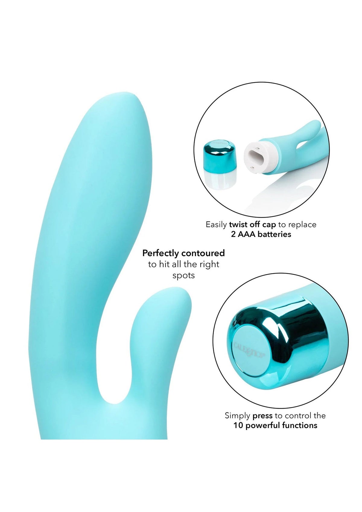Bestel: Lover double vibrator by CalExotics Eden - bij Happytoys: de erotische sex webshop | liever Happy dan Easy ⭐⭐⭐⭐⭐