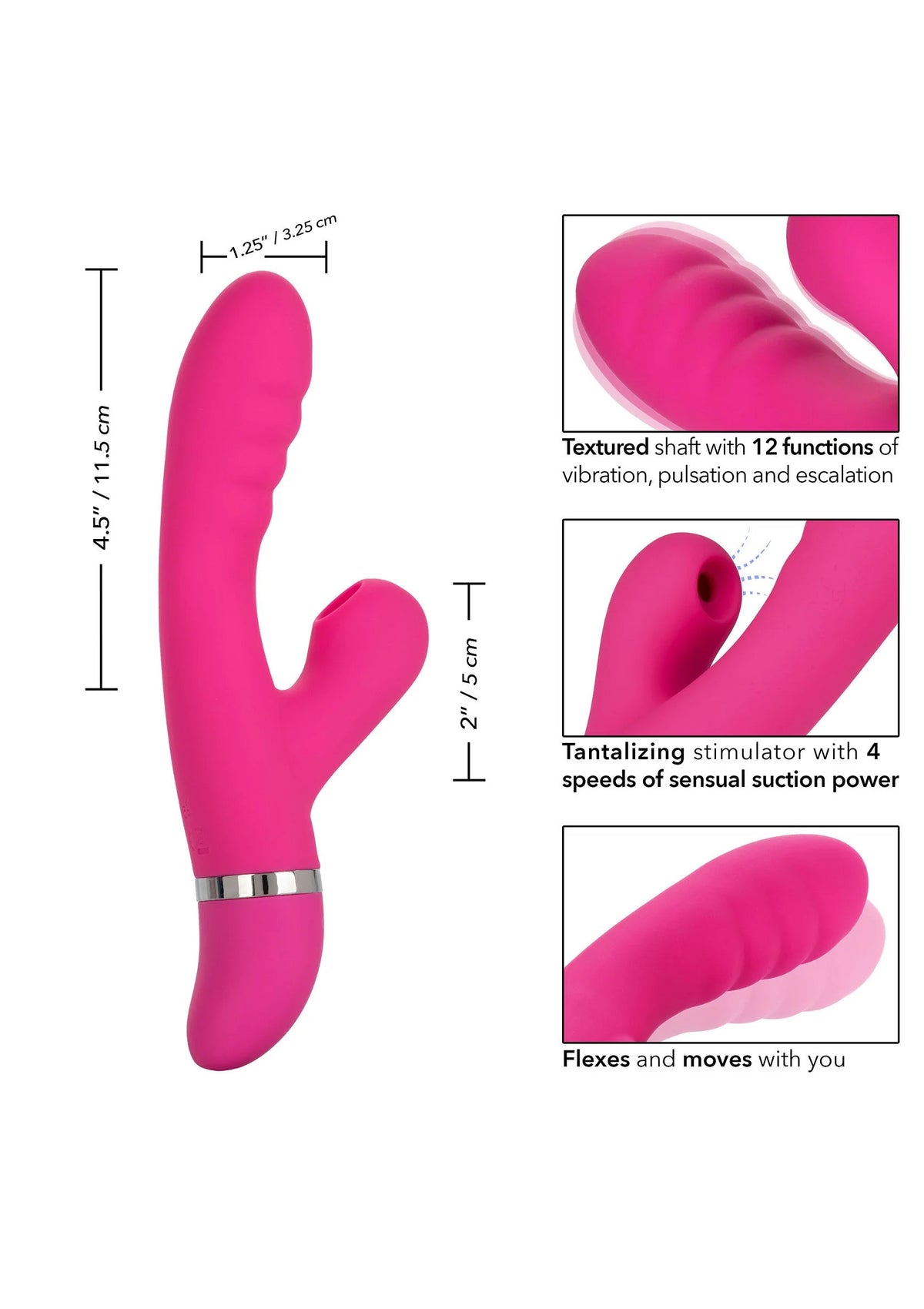 Bestel: Foreplay Frenzy Pucker vibrator by CalExotics - bij Happytoys: de erotische sex webshop | liever Happy dan Easy ⭐⭐⭐⭐⭐