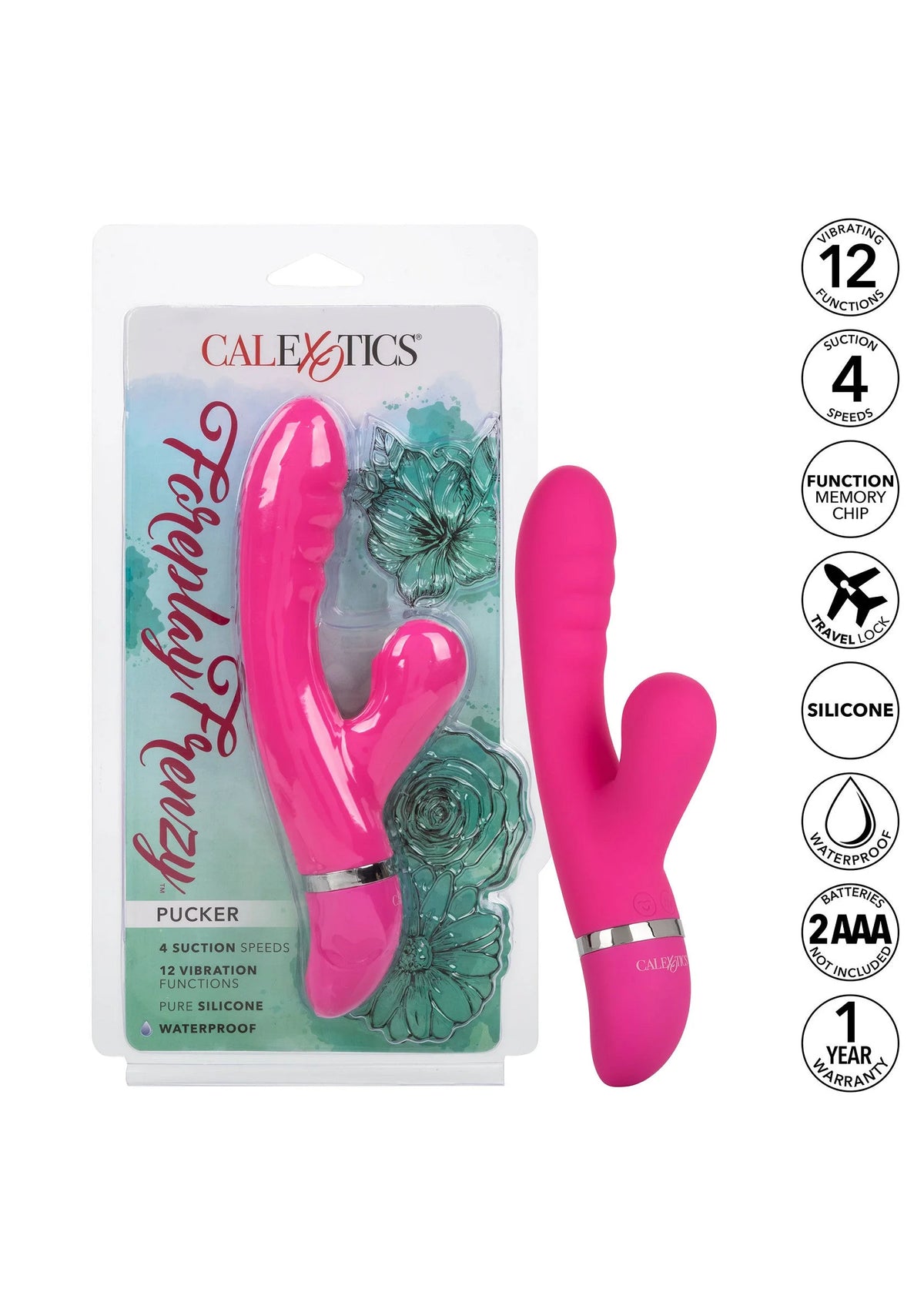 Bestel: Foreplay Frenzy Pucker vibrator by CalExotics - bij Happytoys: de erotische sex webshop | liever Happy dan Easy ⭐⭐⭐⭐⭐