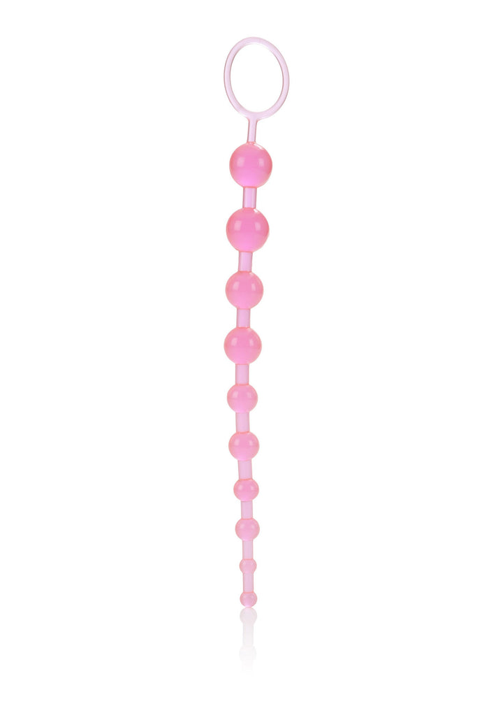 Bestel: X - 10 Beads by CalExotics Beads - bij Happytoys: de erotische sex webshop | liever Happy dan Easy ⭐⭐⭐⭐⭐ - Roze - 12535 - PINK