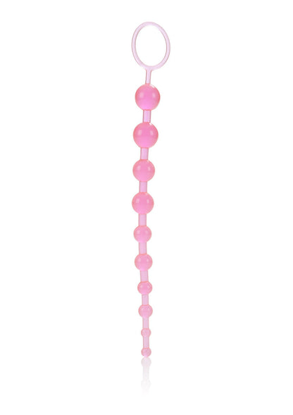 Bestel: X - 10 Beads by CalExotics Beads - bij Happytoys: de erotische sex webshop | liever Happy dan Easy ⭐⭐⭐⭐⭐ - Roze - 12535 - PINK