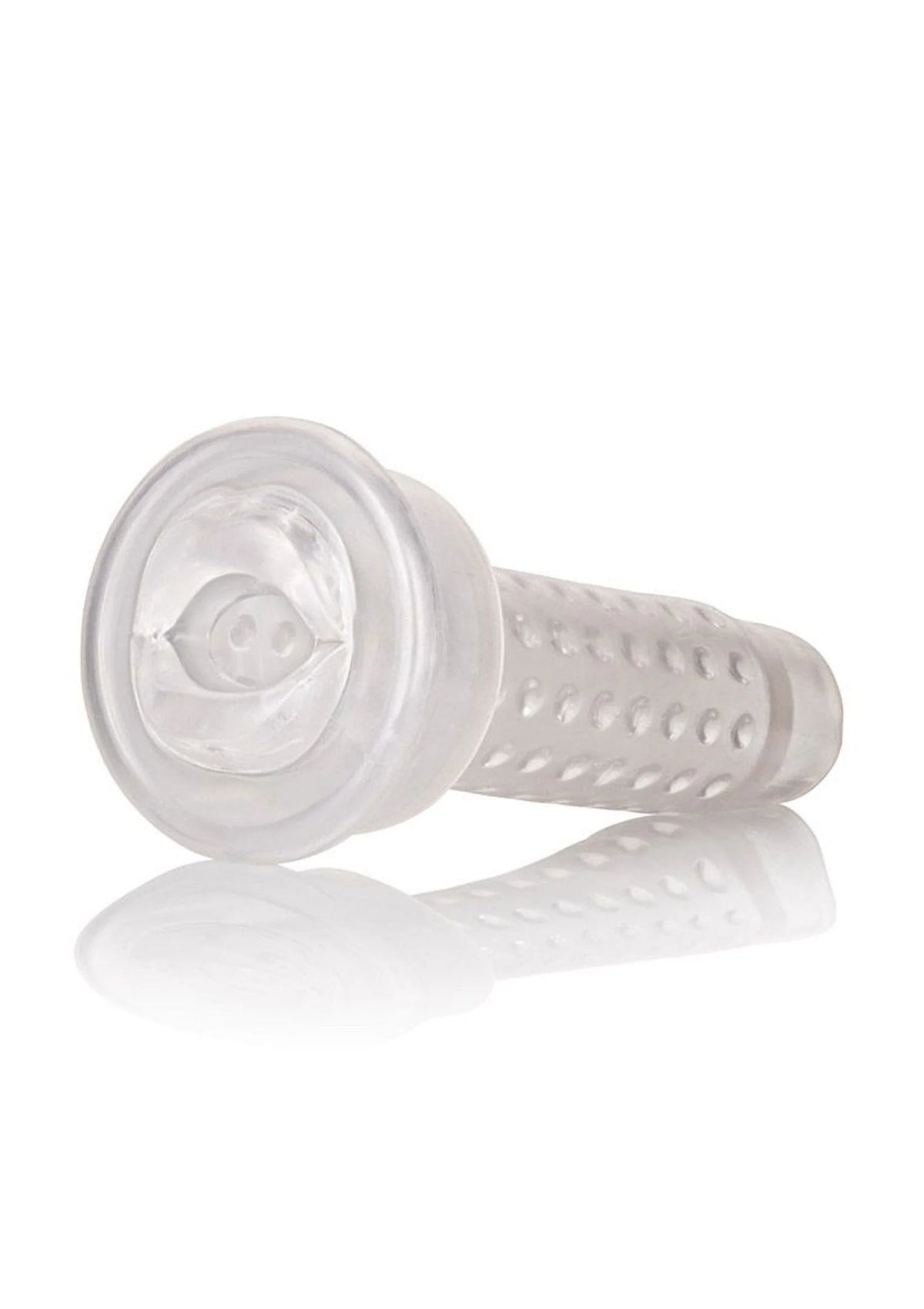 Bestel: Optimum Series Stroker Pump Sleeve Mouth by CalExotics - bij Happytoys: de erotische sex webshop | liever Happy dan Easy ⭐⭐⭐⭐⭐ - Default Title - 12586 - CLEAR