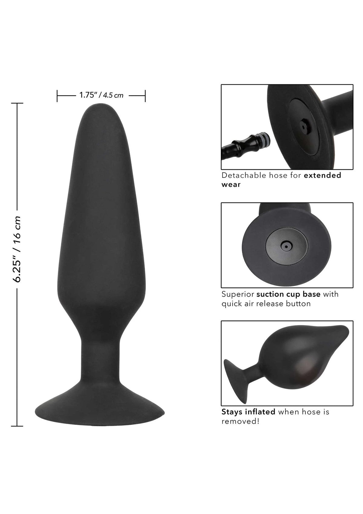 Bestel: COLT XXXL Pumper Plug with Detachable Hose by CalExotics - bij Happytoys: de erotische sex webshop | liever Happy dan Easy ⭐⭐⭐⭐⭐