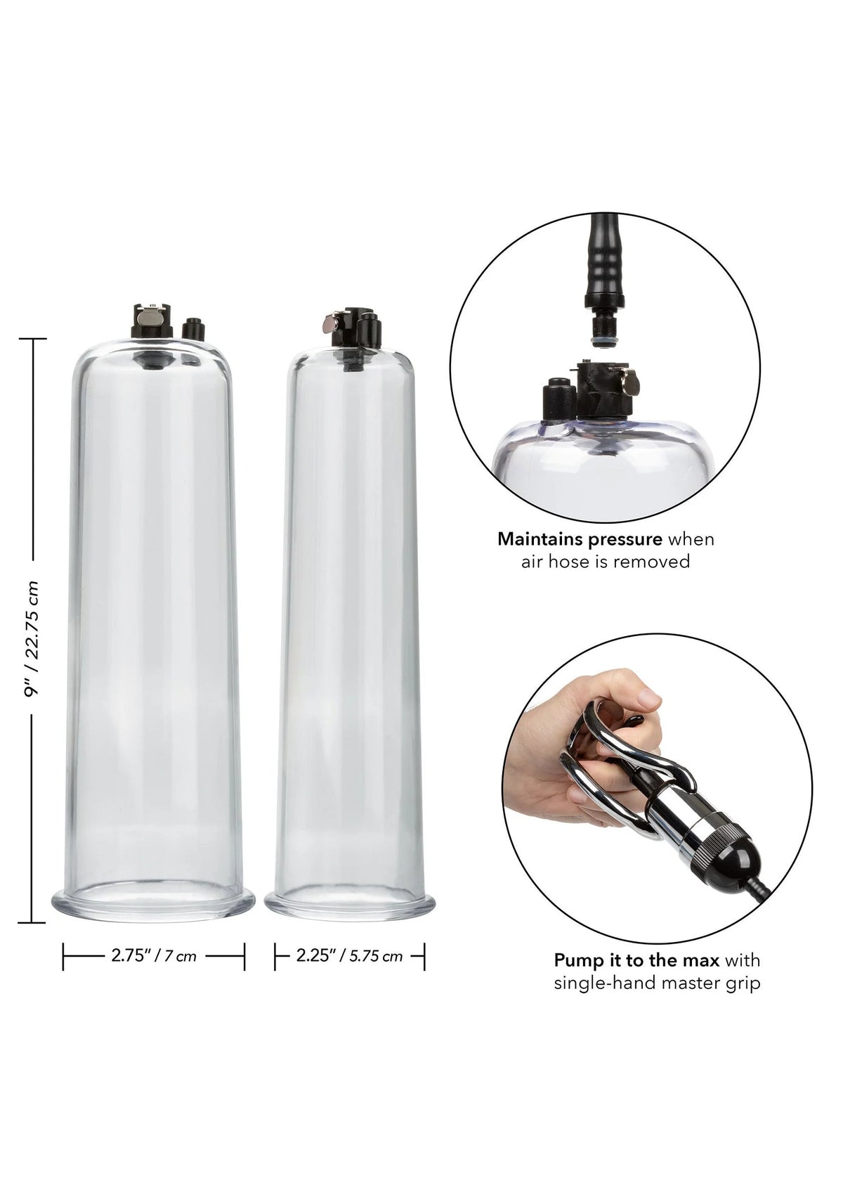 Bestel: Optimum Series Maximum Results Pump Set by Calexotics - bij Happytoys: de erotische sex webshop | liever Happy dan Easy ⭐⭐⭐⭐⭐