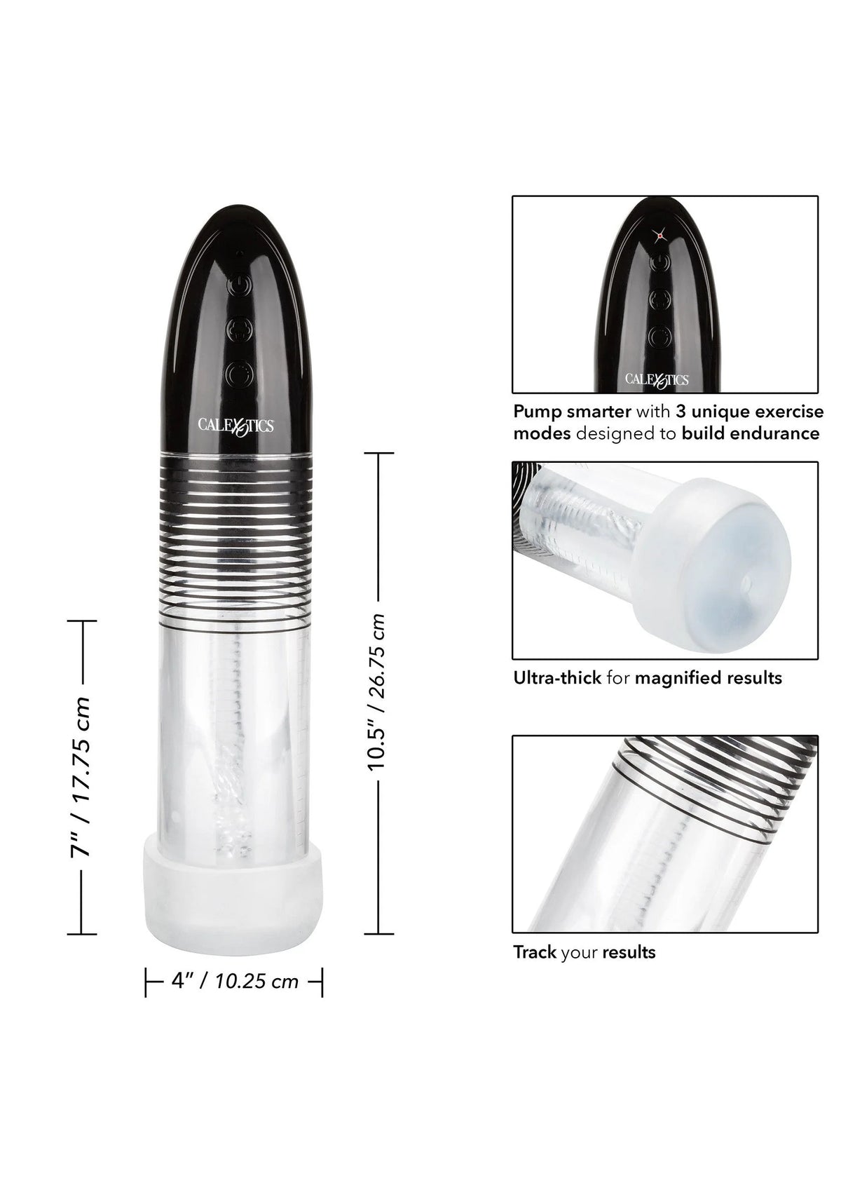 Bestel: Optimum Series Executive Automatic Smart Pump by CalExotics - bij Happytoys: de erotische sex webshop | liever Happy dan Easy ⭐⭐⭐⭐⭐