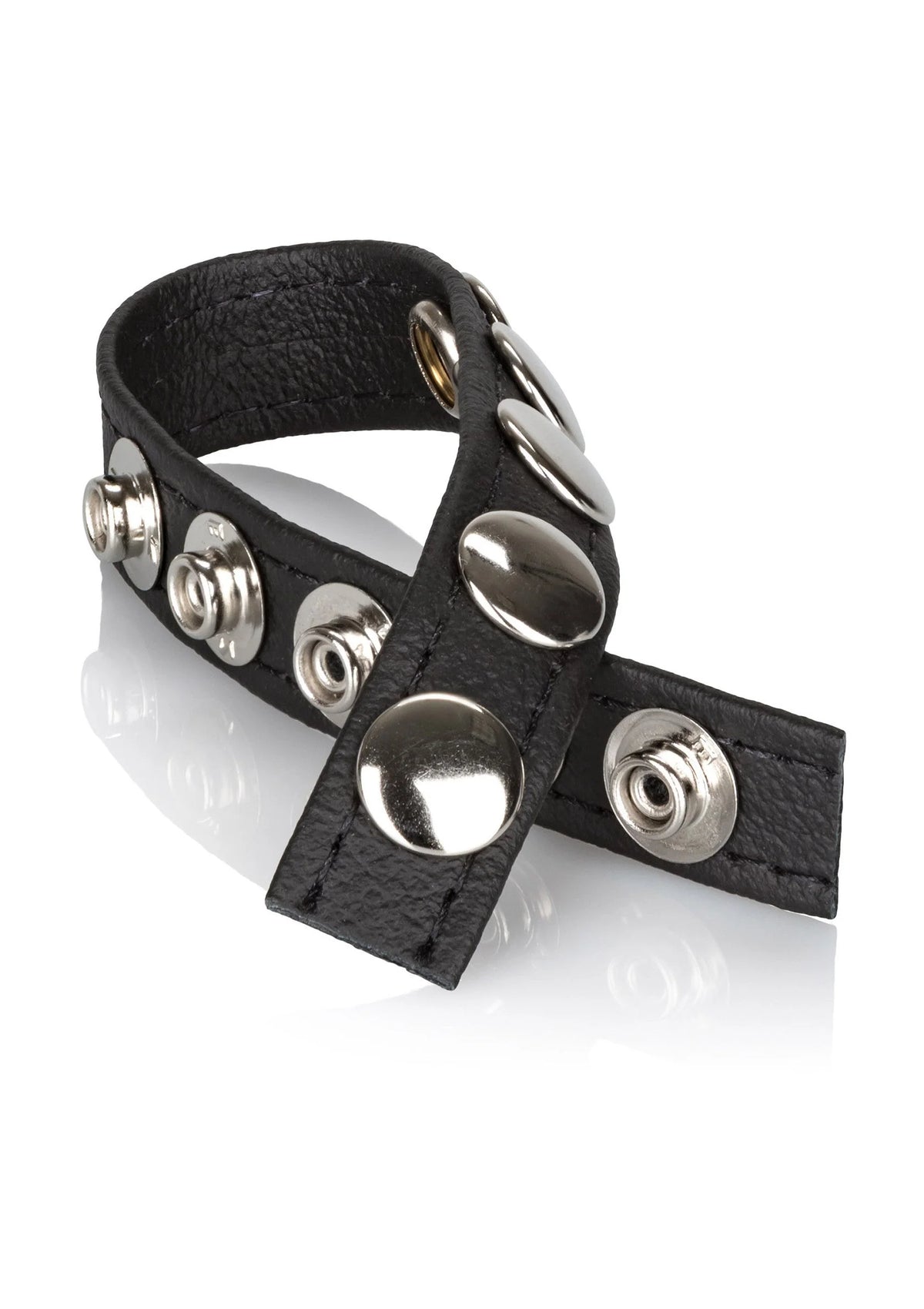 Bestel: Leather Multi - Snap Ring by CalExotics - bij Happytoys: de erotische sex webshop | liever Happy dan Easy ⭐⭐⭐⭐⭐