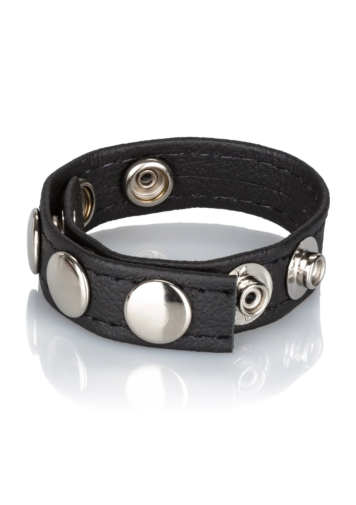 Bestel: Leather Multi - Snap Ring by CalExotics - bij Happytoys: de erotische sex webshop | liever Happy dan Easy ⭐⭐⭐⭐⭐