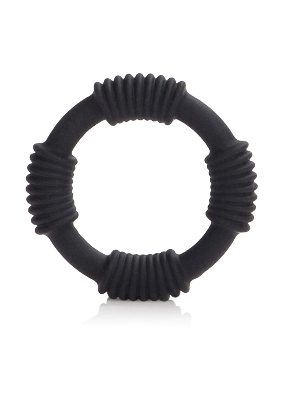 Bestel: Hercules Silicone Ring Cockring by CalExotics - bij Happytoys: de erotische sex webshop | liever Happy dan Easy ⭐⭐⭐⭐⭐ - Default Title - 12694 - BLACK