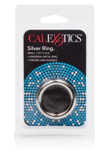 Bestel: Silver Ring - Small by CalExotics - bij Happytoys: de erotische sex webshop | liever Happy dan Easy ⭐⭐⭐⭐⭐