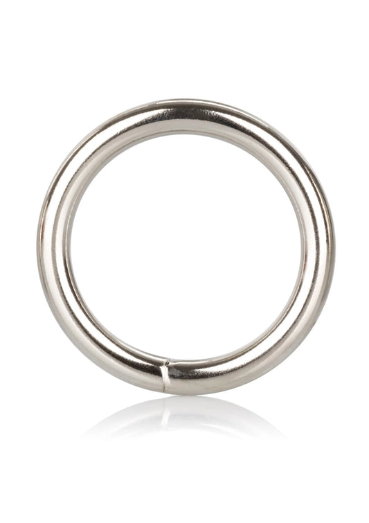 Bestel: Silver Ring - Medium by CalExotics - bij Happytoys: de erotische sex webshop | liever Happy dan Easy ⭐⭐⭐⭐⭐ - Default Title - 12699 - SILVER