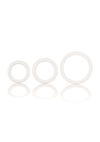 Bestel: Rubber Ring 3 Piece Set by CalExotics Rings - bij Happytoys: de erotische sex webshop | liever Happy dan Easy ⭐⭐⭐⭐⭐