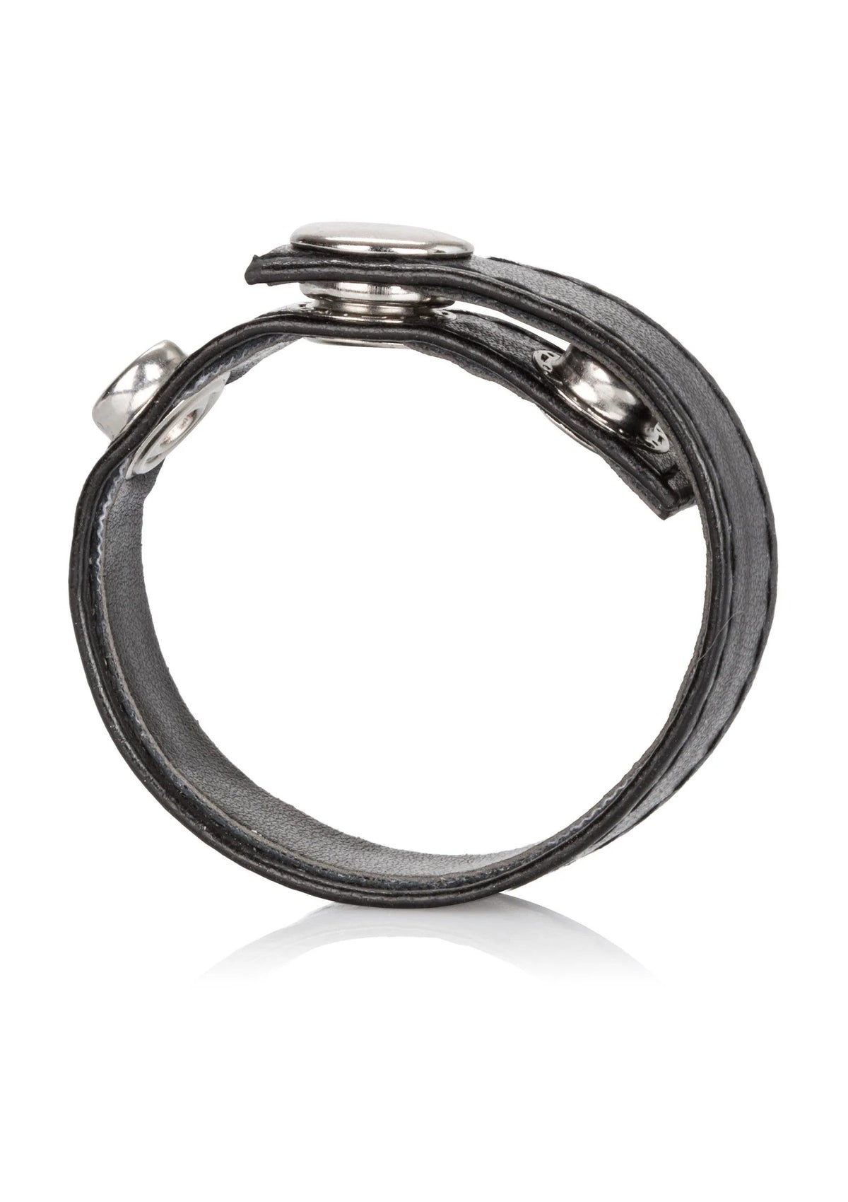 Bestel: Leather 3 - Snap CockRing by CalExotics - bij Happytoys: de erotische sex webshop | liever Happy dan Easy ⭐⭐⭐⭐⭐