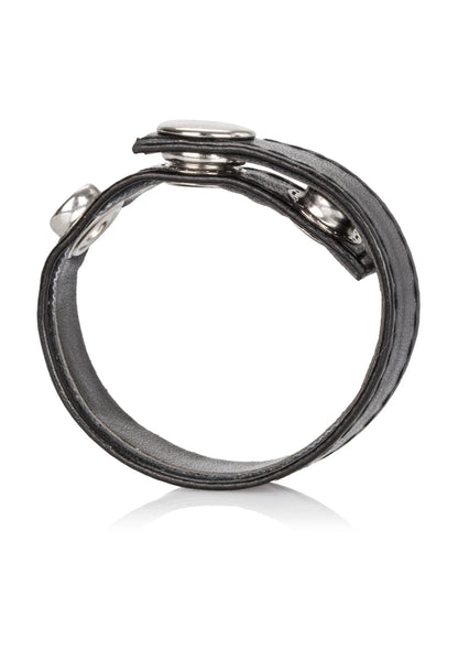 Bestel: Leather 3 - Snap CockRing by CalExotics - bij Happytoys: de erotische sex webshop | liever Happy dan Easy ⭐⭐⭐⭐⭐