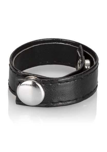 Bestel: Leather 3 - Snap CockRing by CalExotics - bij Happytoys: de erotische sex webshop | liever Happy dan Easy ⭐⭐⭐⭐⭐