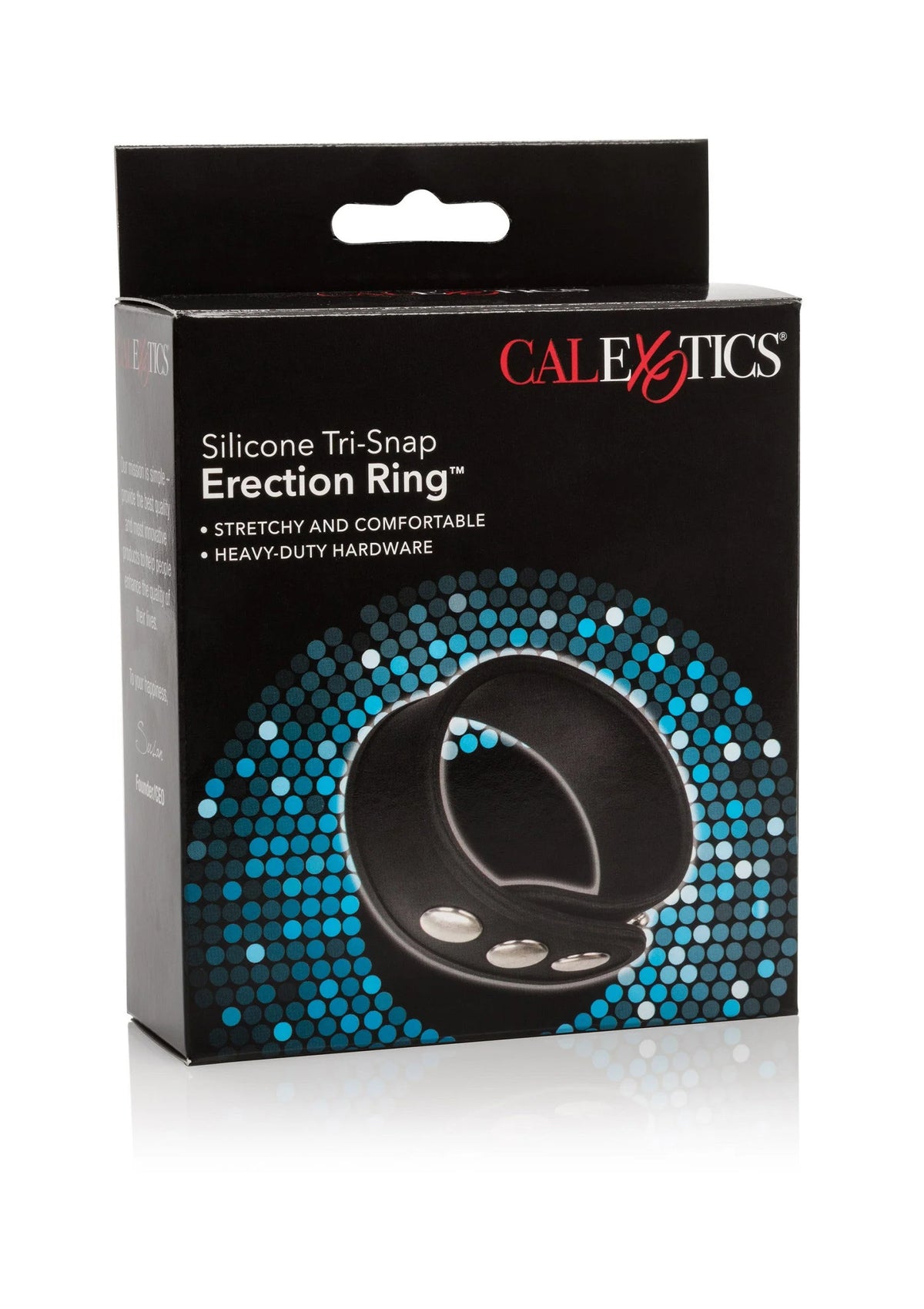 Bestel: Silicone Tri - Snap Erection Ring by CalExotics - bij Happytoys: de erotische sex webshop | liever Happy dan Easy ⭐⭐⭐⭐⭐