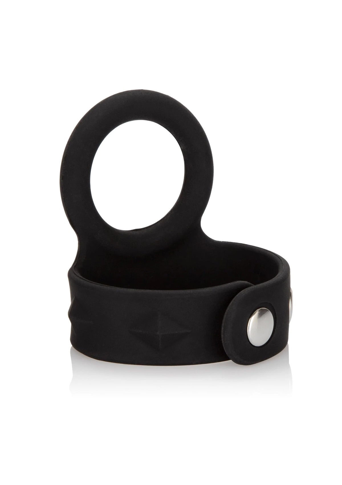 Bestel: CalExotics Silicone Tri - Snap Scrotum Support Ring - Large - bij Happytoys: de erotische sex webshop | liever Happy dan Easy ⭐⭐⭐⭐⭐ - Default Title - 12717 - BLACK