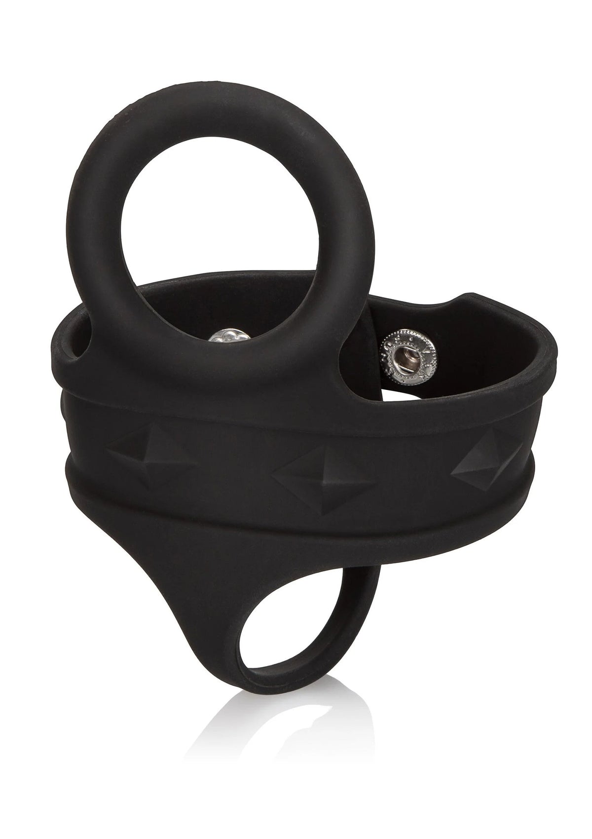 Bestel: Silicone Tri - Snap Ball Spreader by CalExotics - bij Happytoys: de erotische sex webshop | liever Happy dan Easy ⭐⭐⭐⭐⭐ - Default Title - 12718 - BLACK
