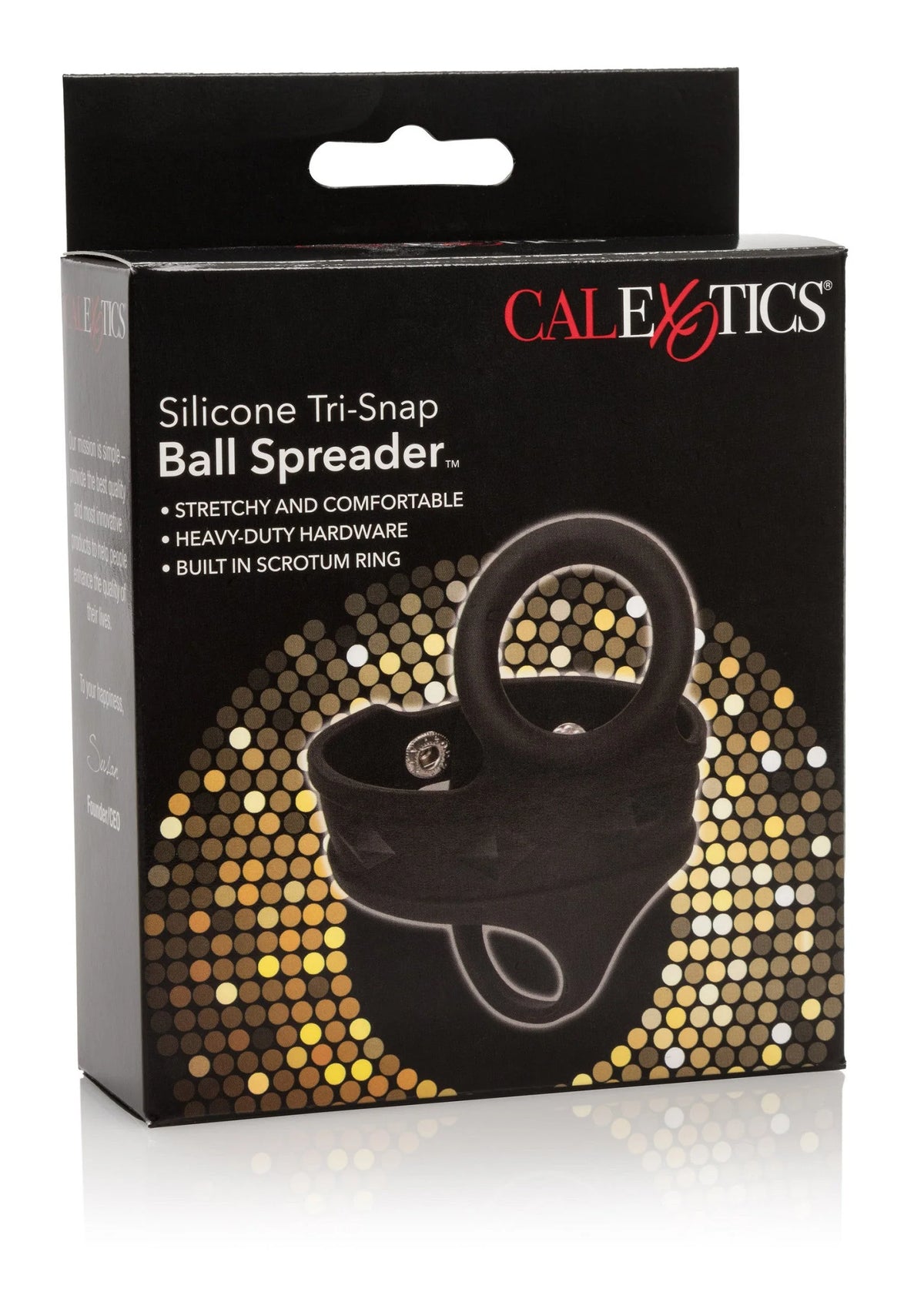 Bestel: Silicone Tri - Snap Ball Spreader by CalExotics - bij Happytoys: de erotische sex webshop | liever Happy dan Easy ⭐⭐⭐⭐⭐