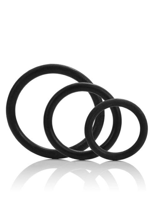 Bestel: Tri - Rings by CalExotics Rings - bij Happytoys: de erotische sex webshop | liever Happy dan Easy ⭐⭐⭐⭐⭐ - Zwart - 12720 - BLACK