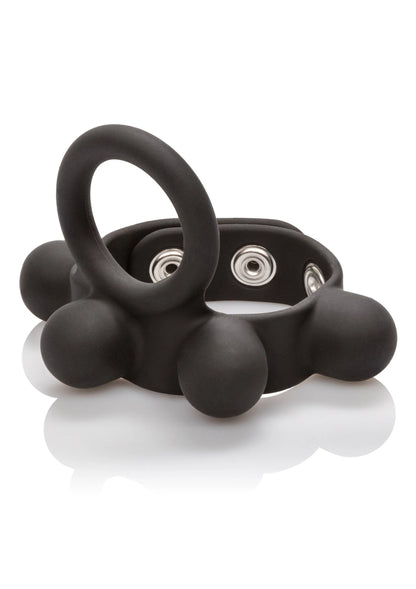 Bestel: Silicone Medium Weighted C - Ring Ball Stretcher by CalExotics - bij Happytoys: de erotische sex webshop | liever Happy dan Easy ⭐⭐⭐⭐⭐ - Default Title - 12721 - BLACK