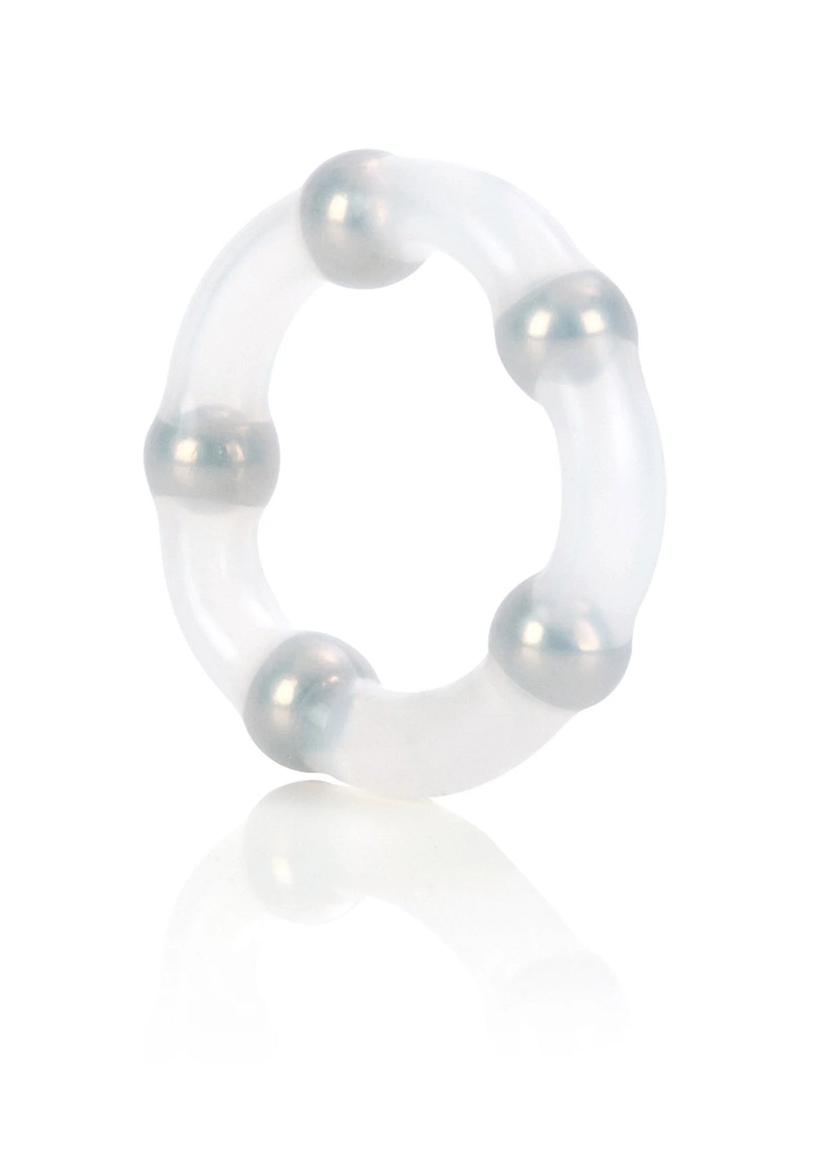 Bestel: Metallic Bead Ring by CalExotics - bij Happytoys: de erotische sex webshop | liever Happy dan Easy ⭐⭐⭐⭐⭐