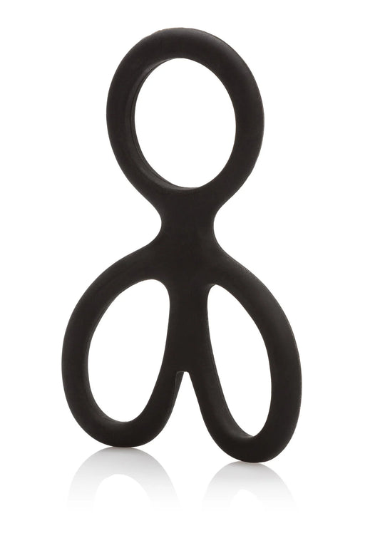 Bestel: Silicone Ball Spreader by CalExotics - bij Happytoys: de erotische sex webshop | liever Happy dan Easy ⭐⭐⭐⭐⭐ - Default Title - 12724 - BLACK