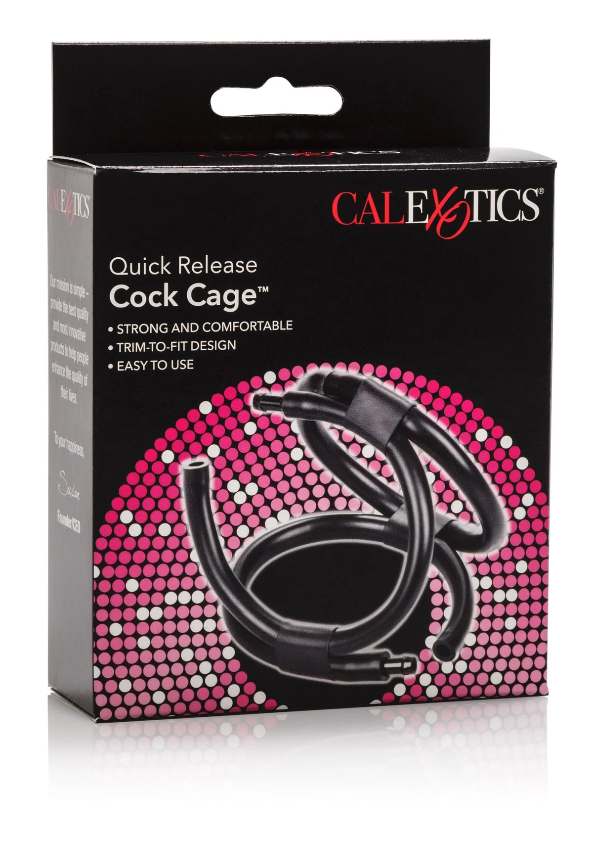 Bestel: Quick Release Cock Cage by CalExotics - bij Happytoys: de erotische sex webshop | liever Happy dan Easy ⭐⭐⭐⭐⭐